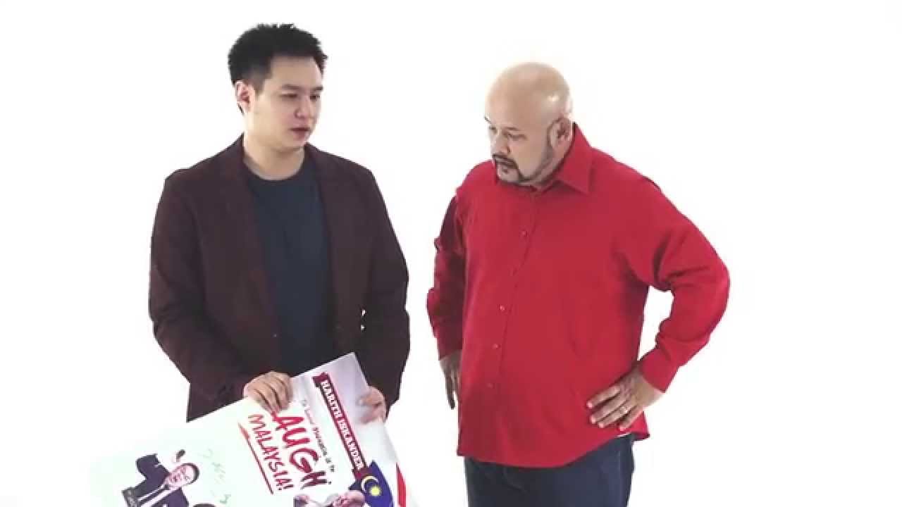 Laugh Malaysia. Harith Iskander and Douglas Lim get intimate. It's not a pretty sight