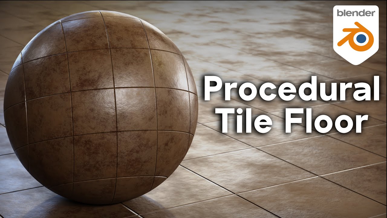 Procedural Tile Floor Material (Blender Tutorial)