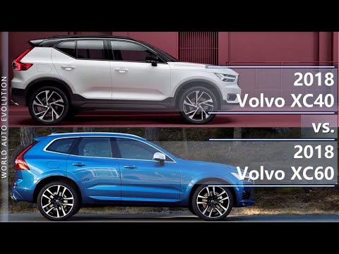 2018 Volvo XC40 vs 2018 Volvo XC60 technical comparison