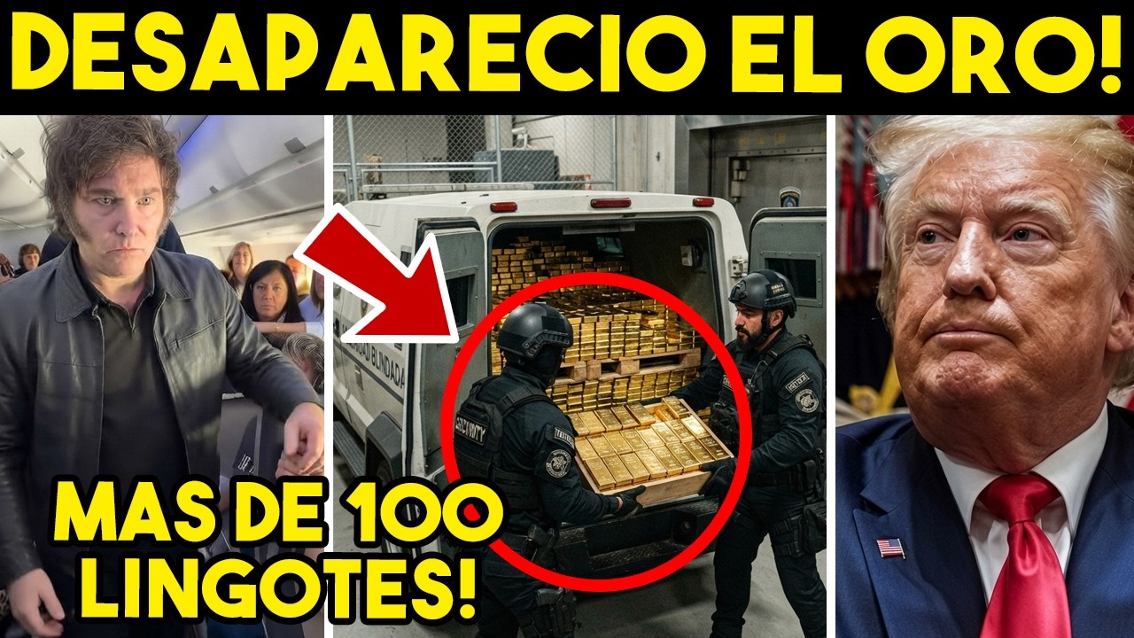 Fraude histórico! MILEI "PIERDE" LINGOTES DE ORO en apuestas. Adiós pensiones, es el fin.