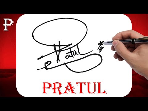 Pratul Name Signature Style - P Signature Style - Signature Style of My Name Pratul