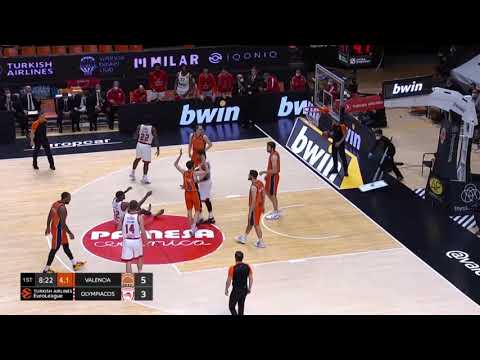 Τα Highlights του Ολυμπιακού στον αγώνα με την Βαλένθια (31/03/21)