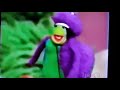 Sesame Street Barney Dinosaur Male Green Worm