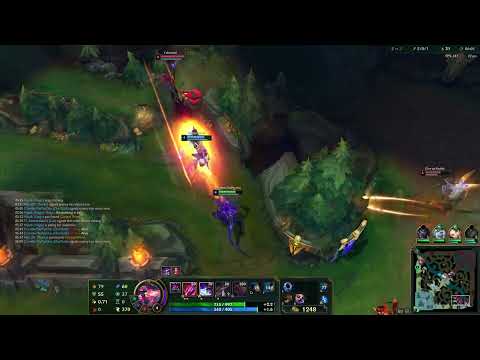 Cho'gath Senna vs Kai'sa Lulu Bot D2 (W) 13.22 14/7/11