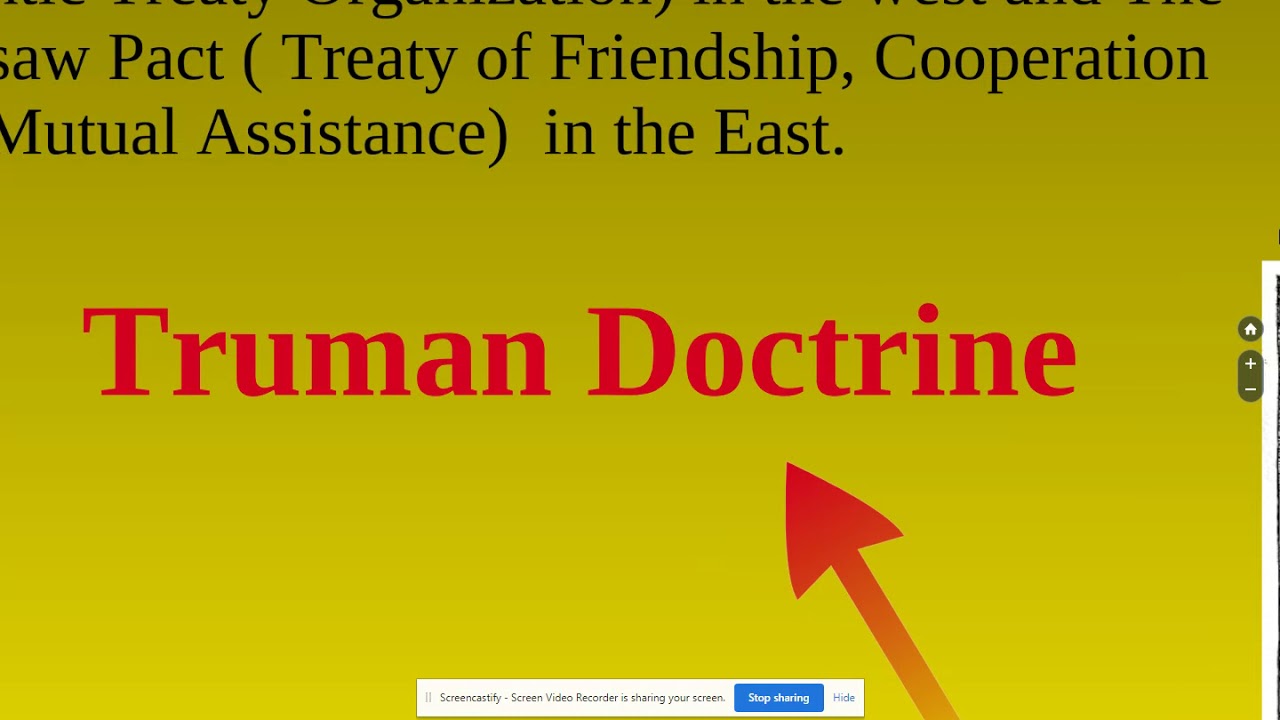 Cold War Prezi - Intro - Truman Doctrine & Marshall Plan