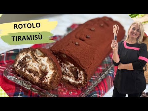 📌SIMIL TIRAMISÙ ROTOLO SENZA UOVA 😍 pronto in 10 minuti ⚠️tutto senza cottura 