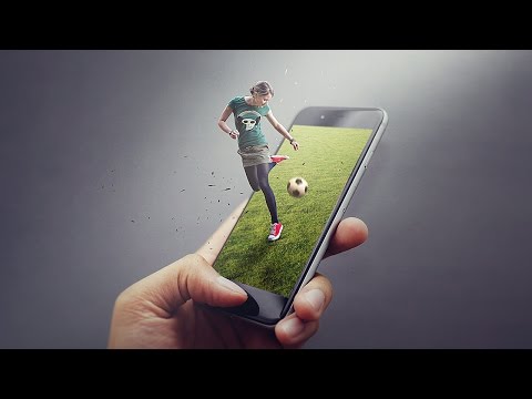 Neon Glow Effect Portrait Photoshop Tutorial