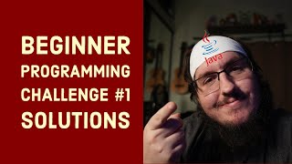 Download the video "Beginner Java - Challenge # 1 [SOLUTIONS]"
