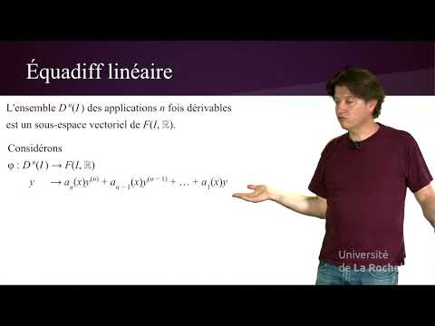 Équation différentielles linéaires d'ordre 1