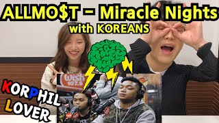 Allmo$t - Miracle Nights live  reaction｜ Korean reaction