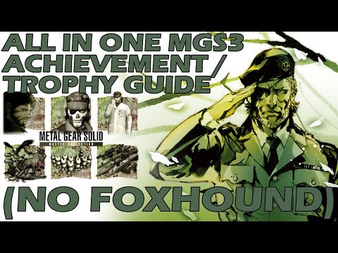 Metal Gear Solid 3: Snake Eater (2023) - All in one Achievement / Trophy Guide