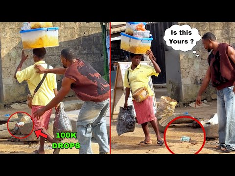 Dropping 100K Honesty Prank | Social Experiment 