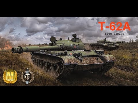 WOT I PS4 I T-62A - Master, Warrior, damage 6000+
