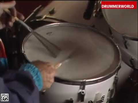 Louie Bellson:  Brush Fundamentals... #louiebellson #brushes #drummerworld #hudsonmusicofficial