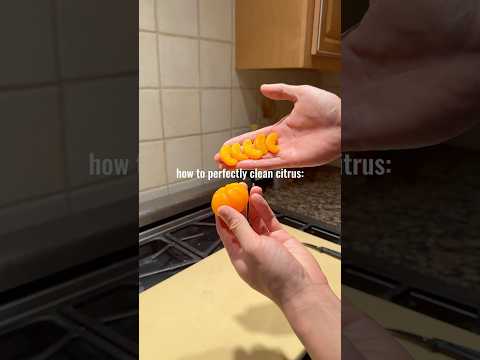 how to perfectly clean citrus! #shorts #culinary #cooking #food #tips #michelin