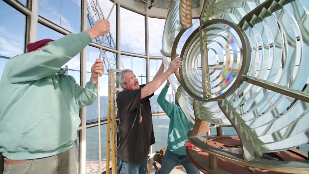 The Light: The quest to return an antique Fresnel lens to active service.