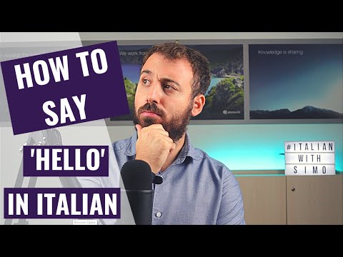 HOW TO SAY 'HELLO' IN ITALIAN Formal VS Informal Greetings (SUB ITA/ENG)