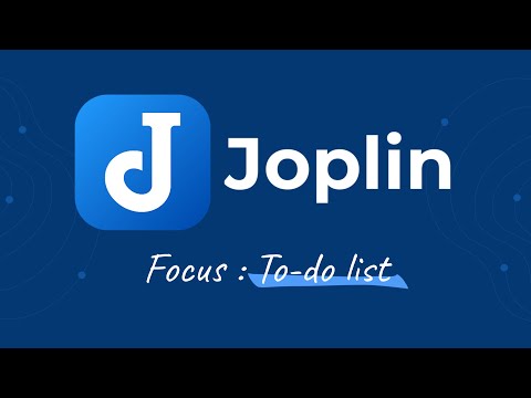 Focus : To-do list - Joplin