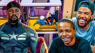 Captain America Got Jumped In The Elevator!!