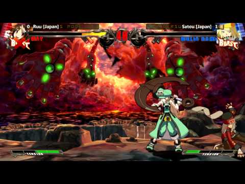 Guilty Gear XRD Salty Suite @ NEC15 - Ruu (May) vs Satou (Millia) [720p/60fps]