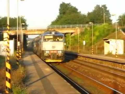 Střelice dolní, Os 4801 projíždí nejrychlejším a nejkapacitnějším úsekem tratě č. 240