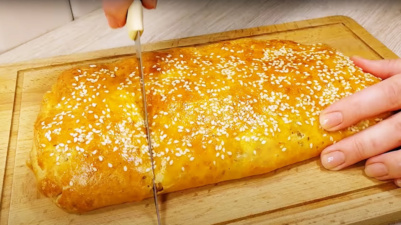 ЧУДО-ЛЕПЕШКА из ТВОРОГА - вкуснее хлеба в 100 раз!