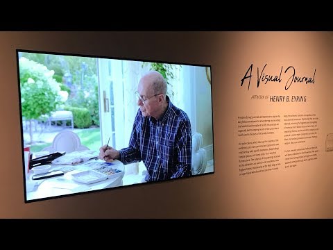 President Eyring Watercolor Paintings on Display at Church History Museum