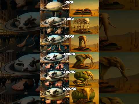 Weight Evolution Of La Vaca Saturno Saturnita & Lirilì Larila *MIX VERSION* #italianbrainrot #memes