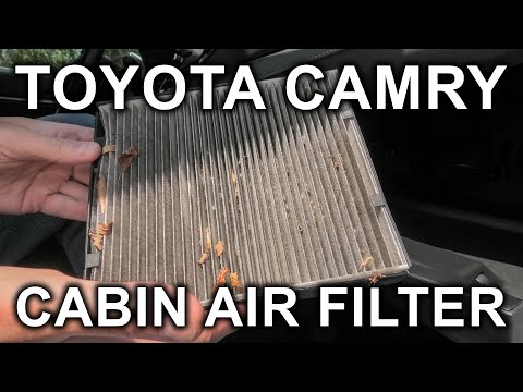 Toyota Camry (2018-2025): Cabin Air Filter Replacement.