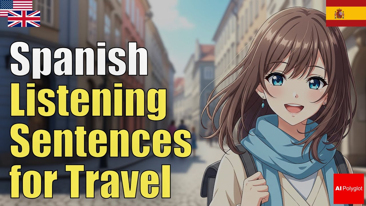 Spanish Listening Sentences for Travel | Natural Listening | Must-Know