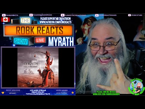 Myrath Reaction - "Tales of the Sands" - First Time Hearing - Requested