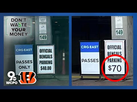 Bengals Parking Lot Map