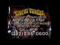 1984 Circus Vargas The Big One Is Back Chicago Local TV Commercial