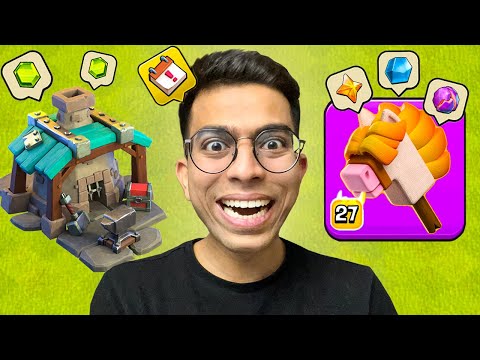 I Spent EVERYTHING to MAX Stick Horse | Clash of Clans