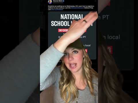 Walkout: Students or Political Pawns by Gun Control Group?!? #shortsvideo #shorts Thumbnail