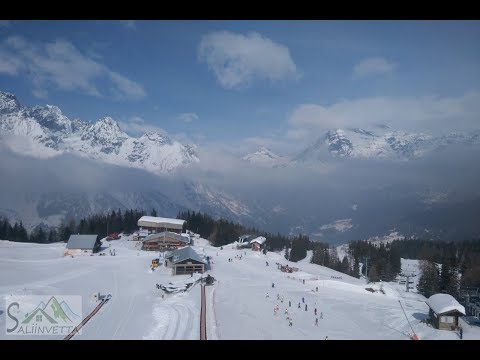Sciata Pasquale a Chiesa Valmalenco (So), con ripresa Drone - 28/03/18