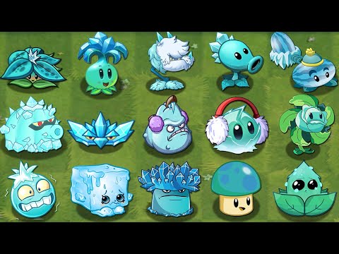 Plants Vs Zombies 2 | All ICE & SHADOW Plants Power-Up! vs Deep Sea Gargantuar (PVZ2)