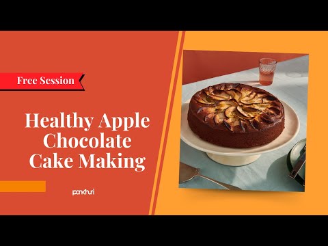 Healthy Apple Chocolate Cake Making | Live Session | Ask Pankhuri