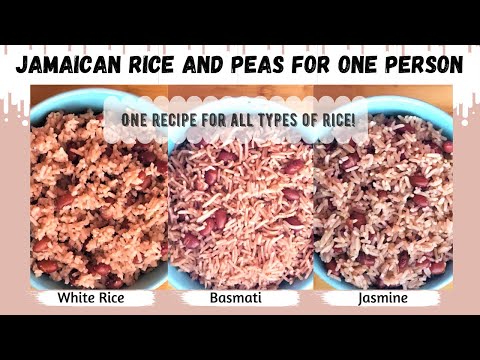 Jamaican Rice and Peas ● Single Serving ● Rice and Beans