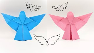 Origami ANGEL tutorial | How to make a paper angel