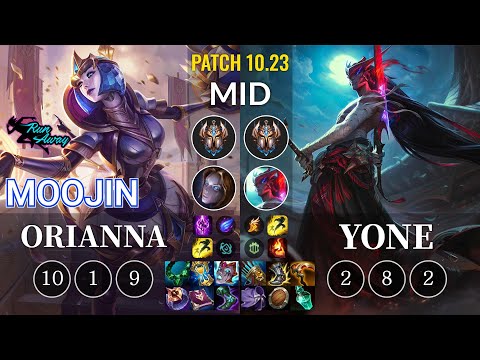 RNW Moojin Orianna vs Yone Mid - KR Patch 10.23