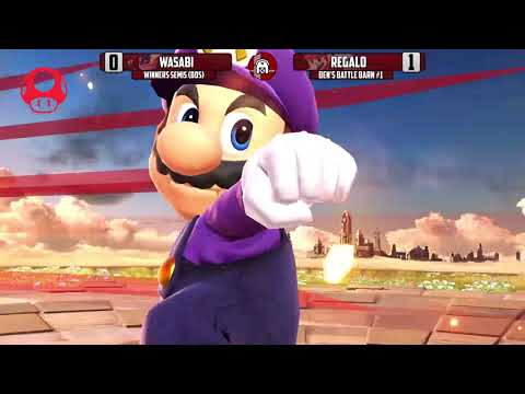 Wasabi (Greninja) vs Regalo (Mario) | Winners Semis | Ben's Battle Barn #1