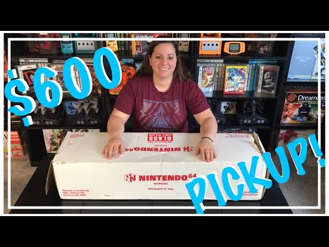 INSANE RETRO NINTENDO PICKUP! Rare Nintendo 64 Store Display Light!