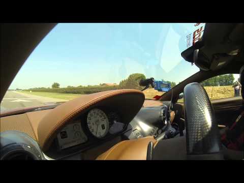 Ferrari 599 GTO 0-289 km/h acceleration 0-1500 m