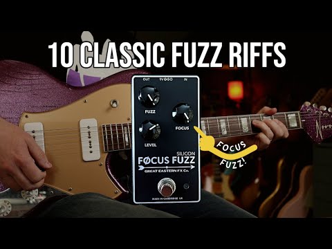 10 Fuzz Riffs! | Great Eastern FX Co Focus Fuzz Pedal Demo