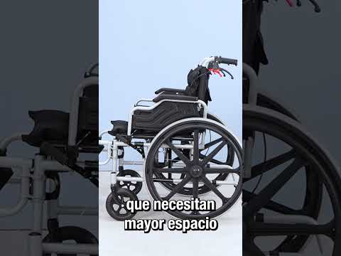 thumbnail video image 2 of Silla De Ruedas Extra Ancha Onof Reforzada Acojinada Freno, 2 of 9