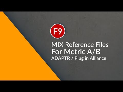 Free MIx refernece Pre master files for Metric A/B ADPTR  Plugin Alliance