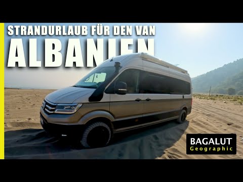 Driving in soft sand? No problem for the 4Motion Grand California | ALBANIA #007