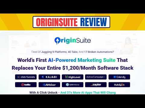 OriginSuite Review - Funnel Builder, Email Writer, Webinar Tool & More