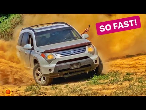 SUZUKI Vs CARAVAN RACE!